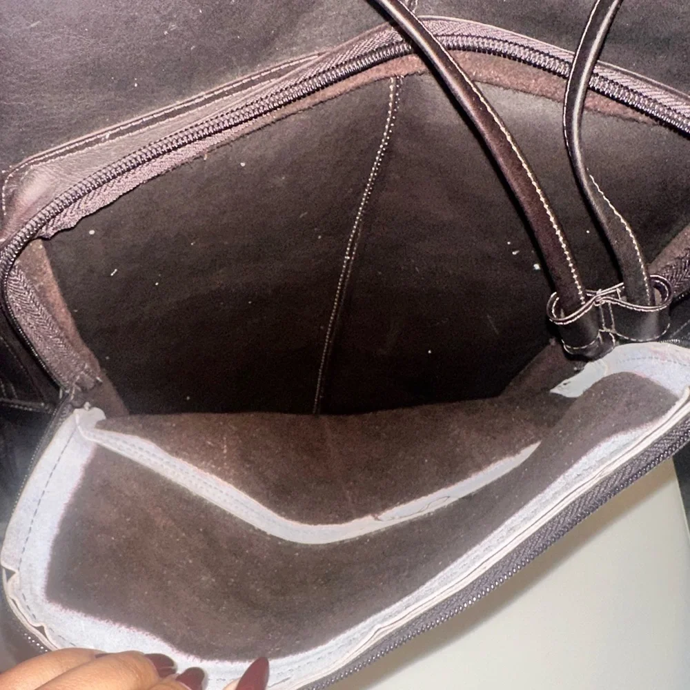 Ecuadorian Brown Leather Men's Backpack